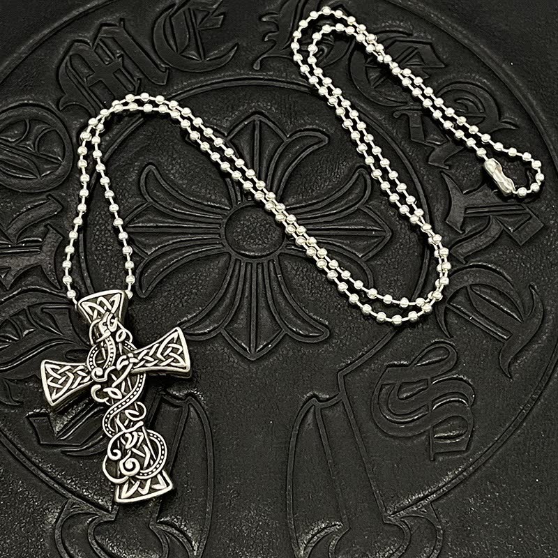 Chrome Hearts Celtic Cross Pendant Necklace